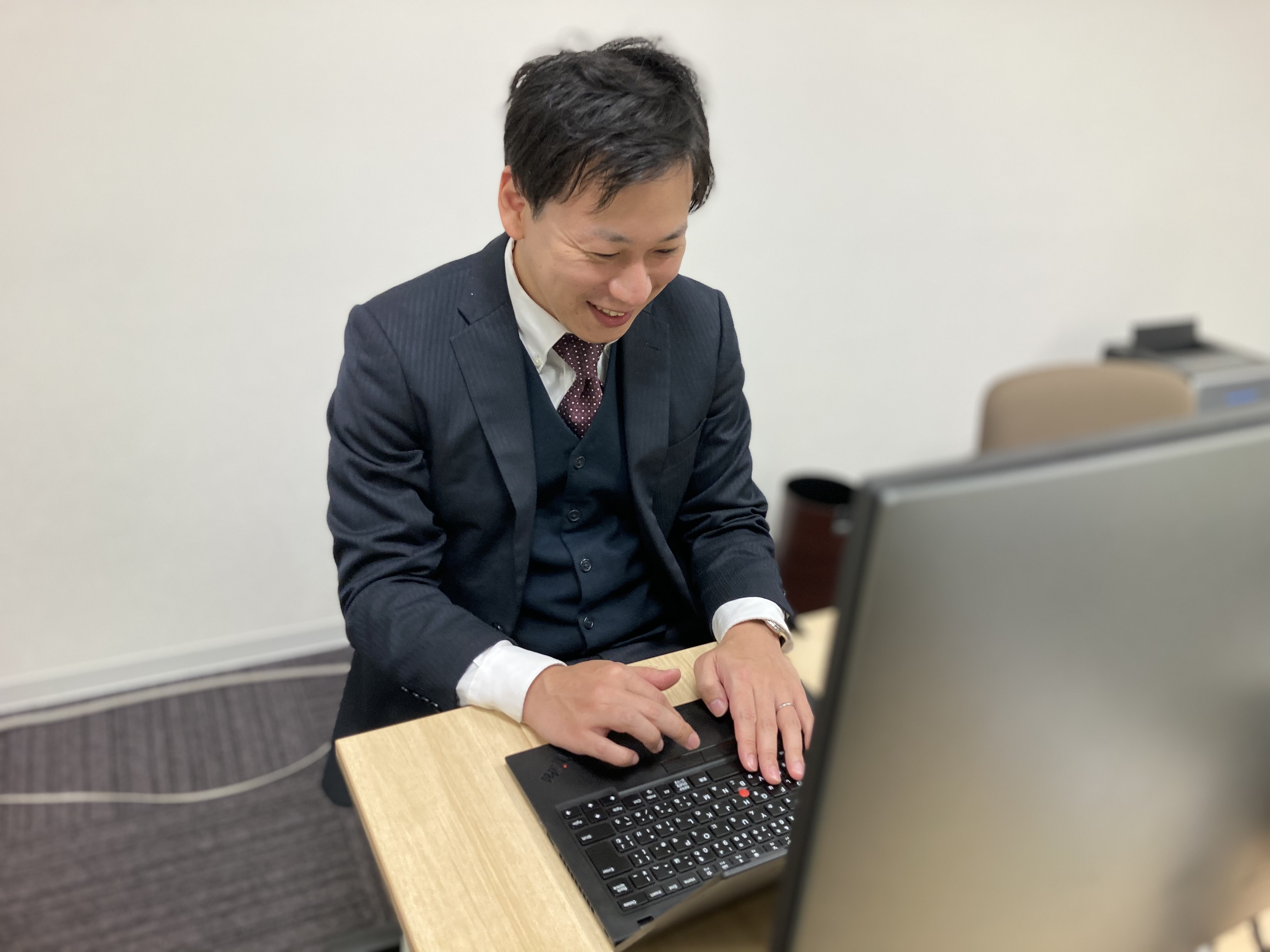 井川さん業務風景
